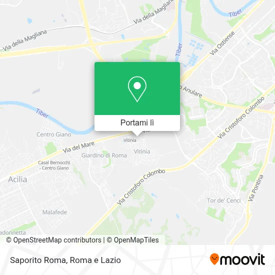 Mappa Saporito Roma