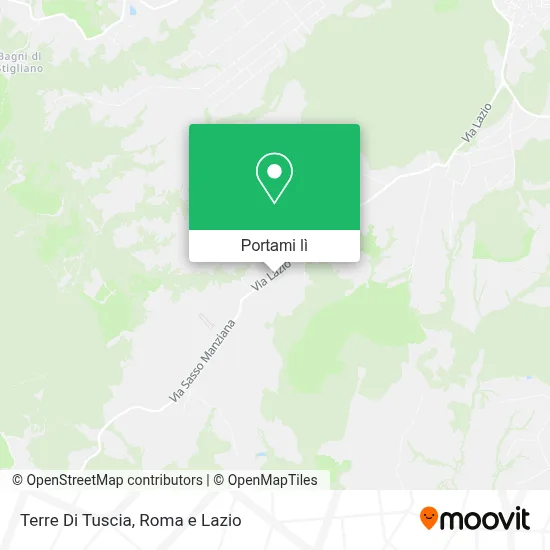 Mappa Terre Di Tuscia