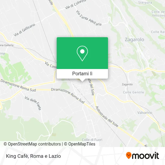 Mappa King Cafè
