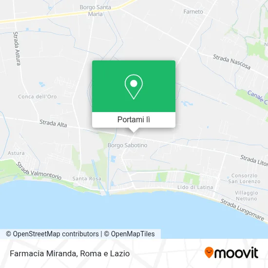 Mappa Farmacia Miranda