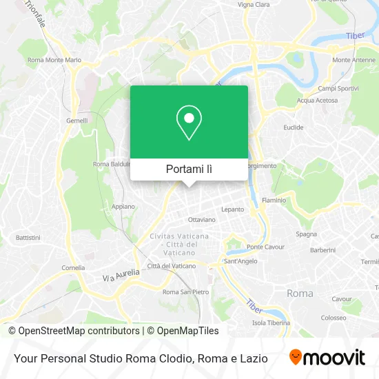 Mappa Your Personal Studio Roma Clodio