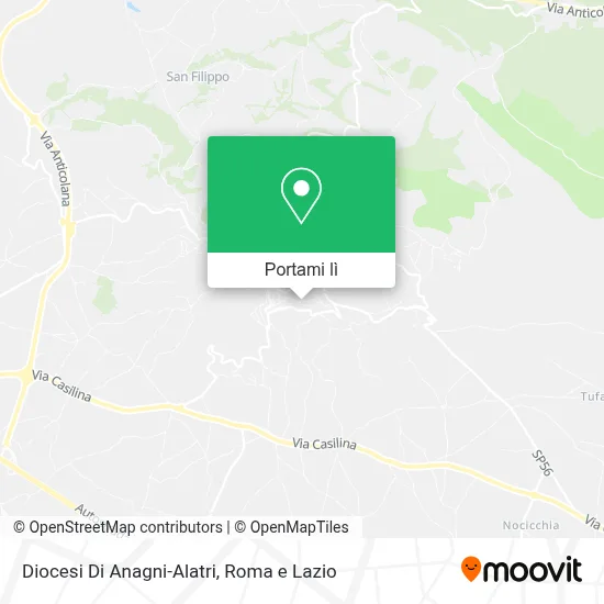 Mappa Diocesi Di Anagni-Alatri