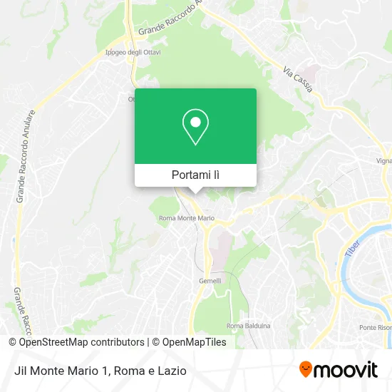 Mappa Jil Monte Mario 1