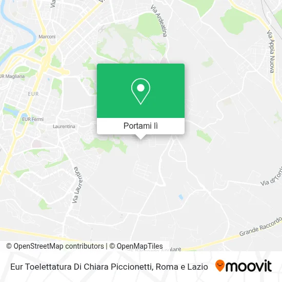 Mappa Eur Toelettatura Di Chiara Piccionetti