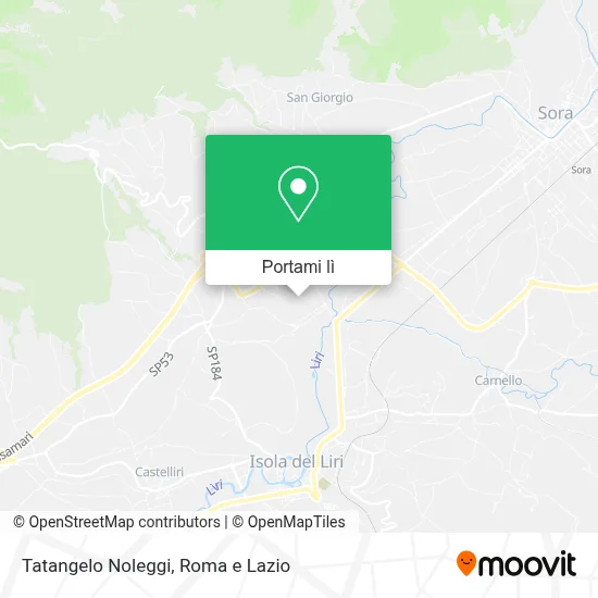 Mappa Tatangelo Noleggi