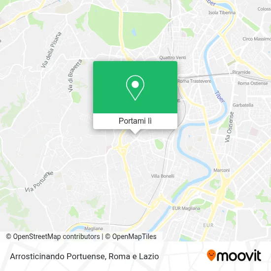 Mappa Arrosticinando Portuense