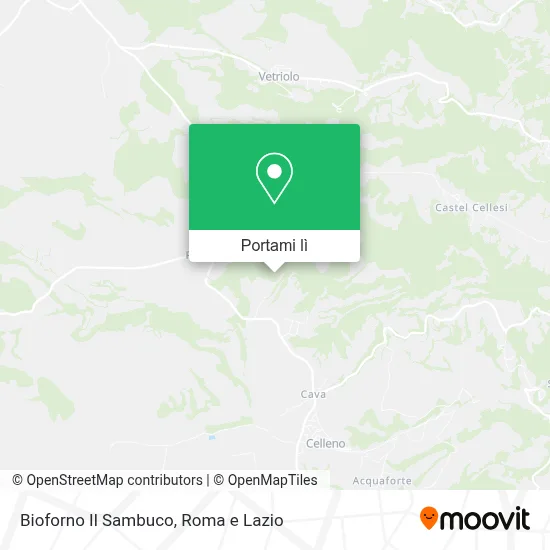 Mappa Bioforno Il Sambuco