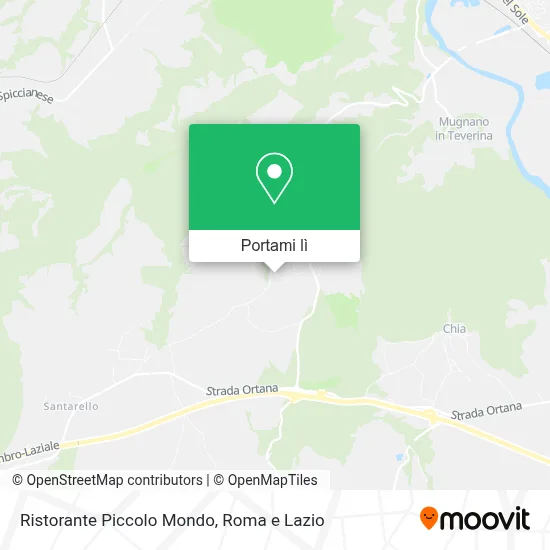 Mappa Ristorante Piccolo Mondo