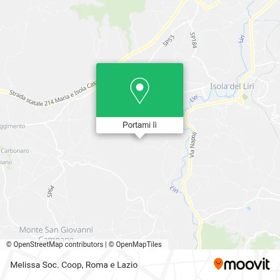 Mappa Melissa Soc. Coop