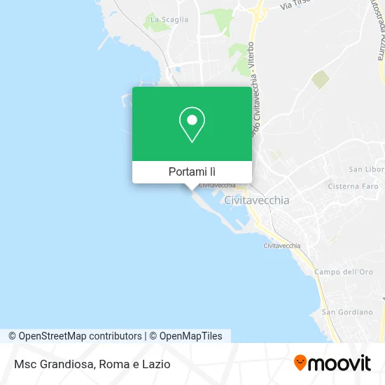 Mappa Msc Grandiosa
