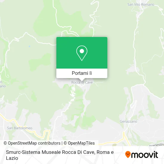 Mappa Smurc-Sistema Museale Rocca Di Cave