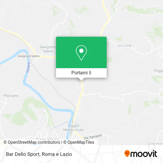 Mappa Bar Dello Sport