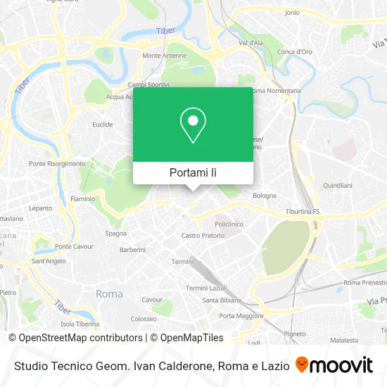 Mappa Studio Tecnico Geom. Ivan Calderone