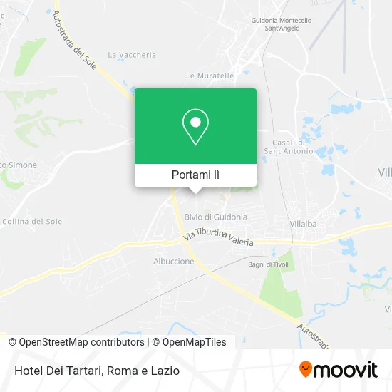Mappa Hotel Dei Tartari