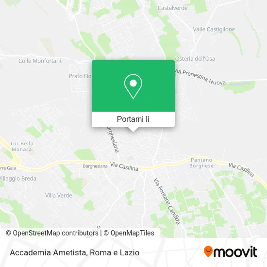 Mappa Accademia Ametista