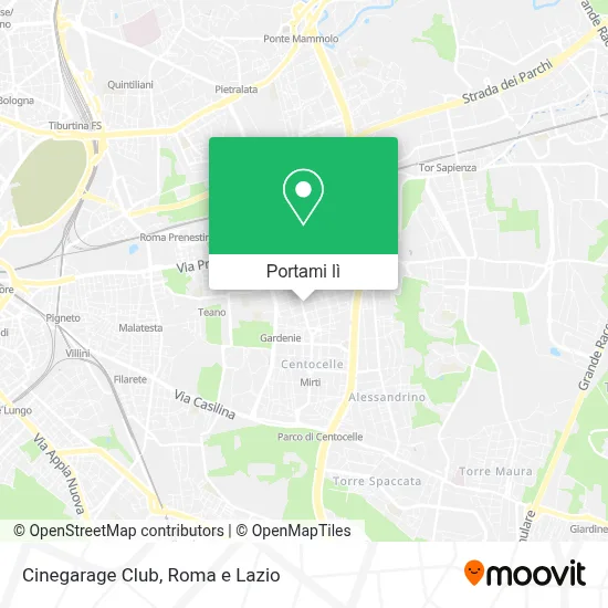 Mappa Cinegarage Club
