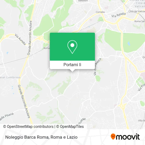 Mappa Noleggio Barca Roma