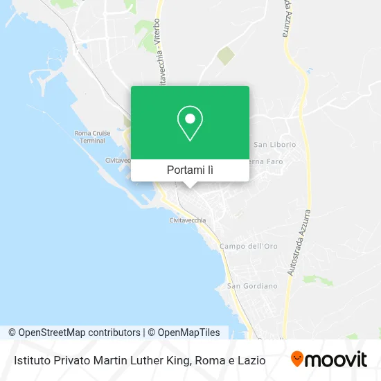 Mappa Istituto Privato Martin Luther King