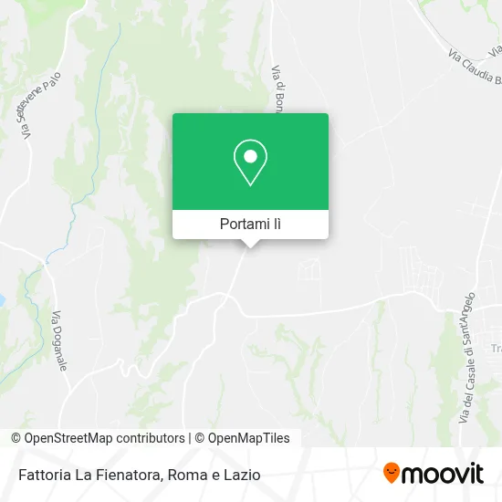 Mappa Fattoria La Fienatora
