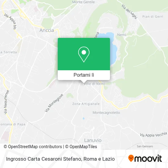 Mappa Ingrosso Carta Cesaroni Stefano