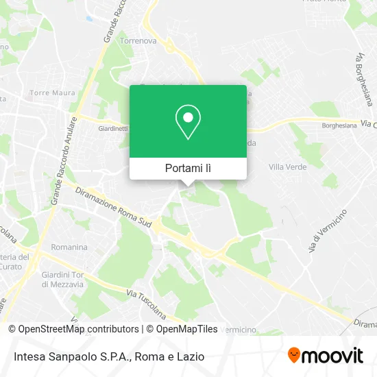 Mappa Intesa Sanpaolo S.P.A.