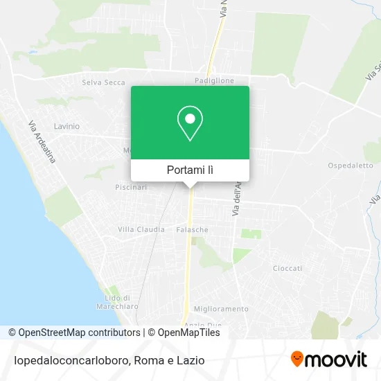 Mappa Iopedaloconcarloboro