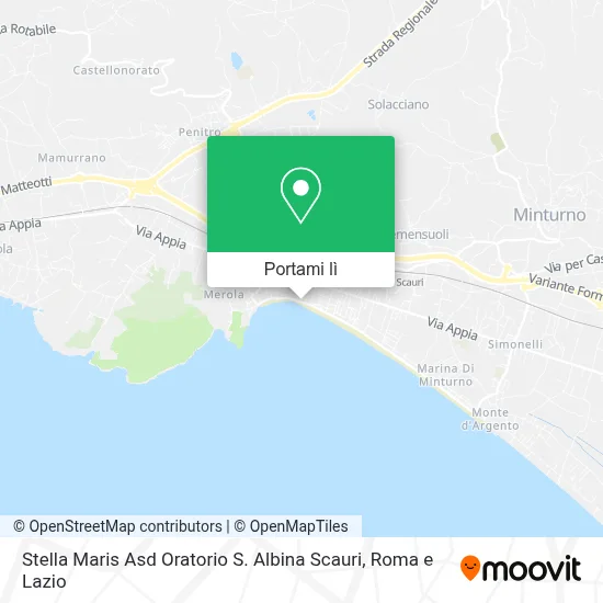 Mappa Stella Maris Asd Oratorio S. Albina Scauri