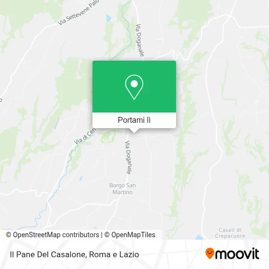 Mappa Il Pane Del Casalone