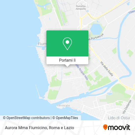 Mappa Aurora Mma Fiumicino