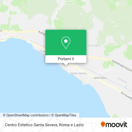 Mappa Centro Estetico Santa Severa
