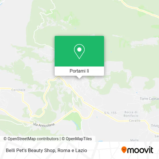 Mappa Belli Pet's Beauty Shop