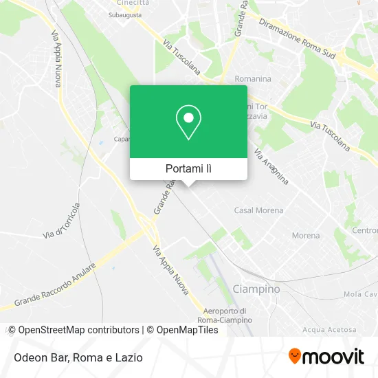 Mappa Odeon Bar