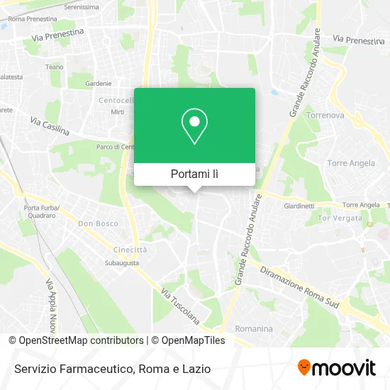 Mappa Servizio Farmaceutico