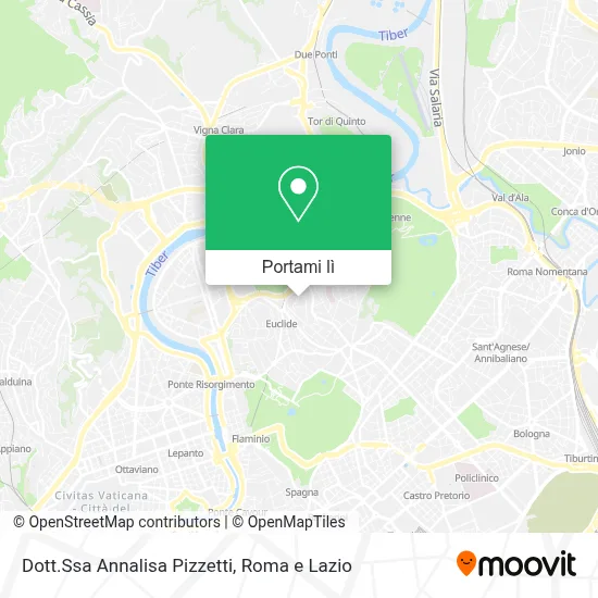 Mappa Dott.Ssa Annalisa Pizzetti