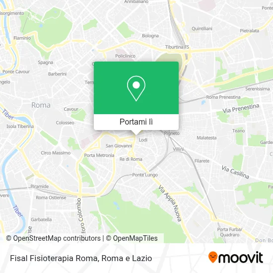 Mappa Fisal Fisioterapia Roma