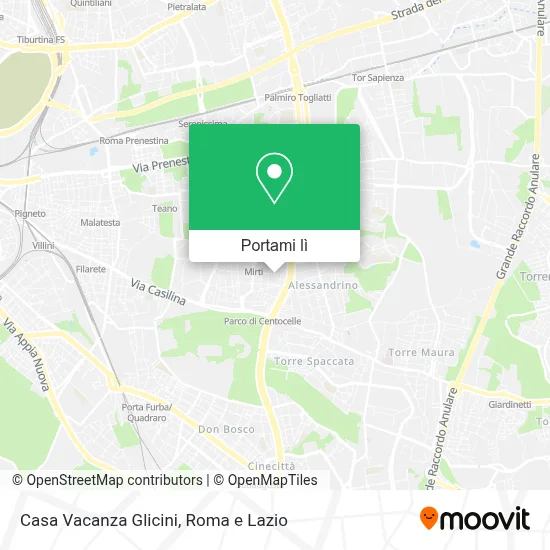Mappa Casa Vacanza Glicini