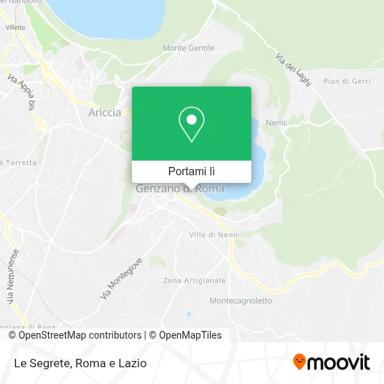 Mappa Le Segrete