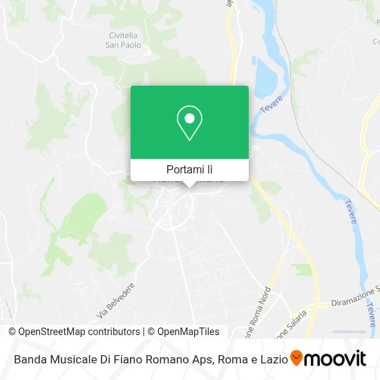 Mappa Banda Musicale Di Fiano Romano Aps