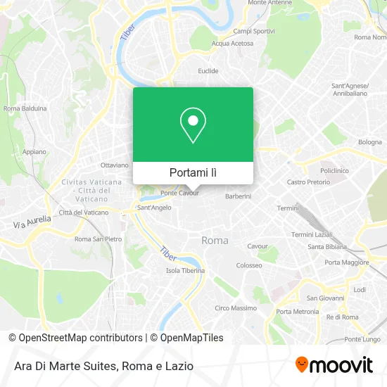 Mappa Ara Di Marte Suites