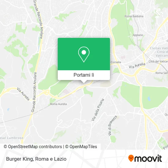 Mappa Burger King