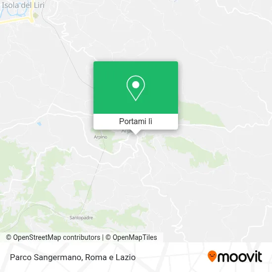 Mappa Parco Sangermano