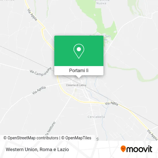 Mappa Western Union