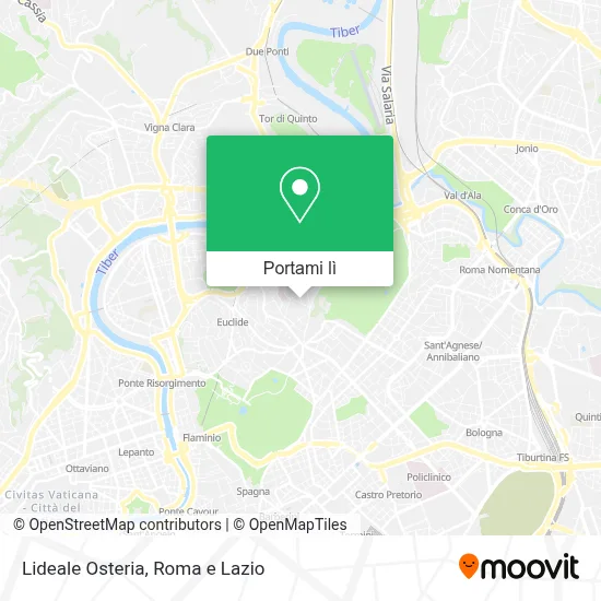 Mappa Lideale Osteria