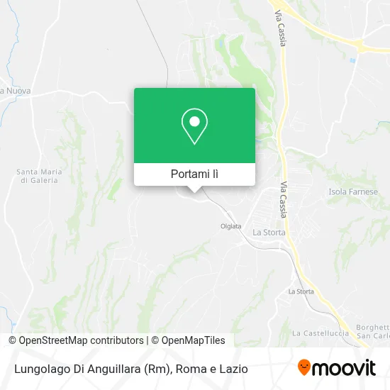 Mappa Lungolago Di Anguillara (Rm)