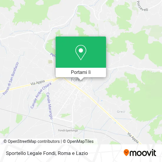 Mappa Sportello Legale Fondi