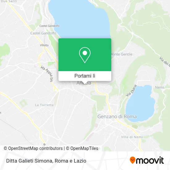 Mappa Ditta Galieti Simona