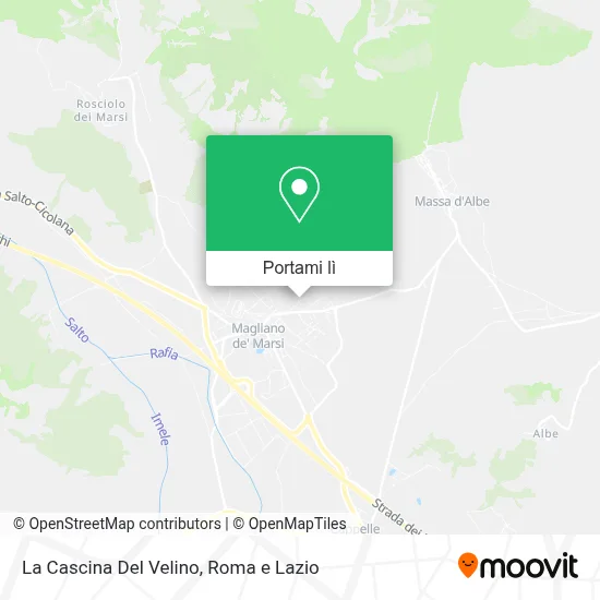 Mappa La Cascina Del Velino