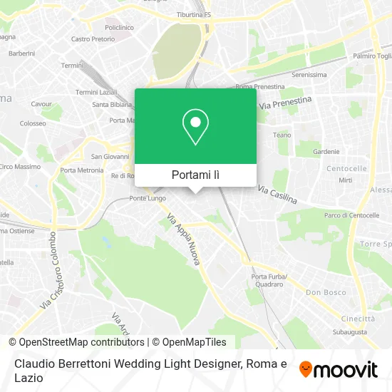 Mappa Claudio Berrettoni Wedding Light Designer