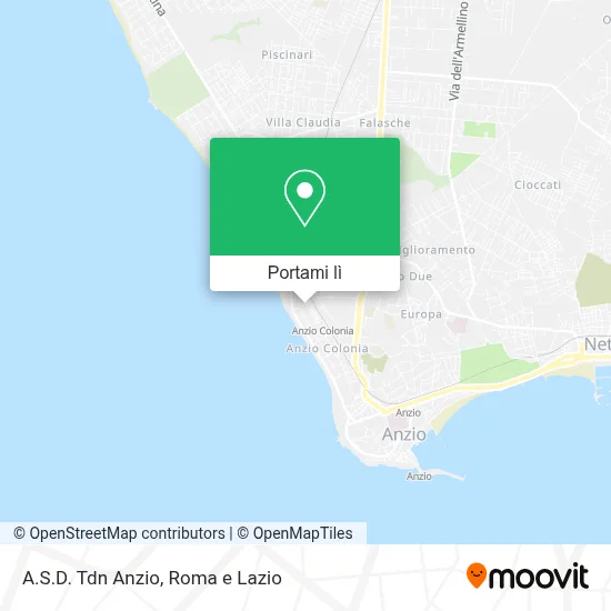 Mappa A.S.D. Tdn Anzio