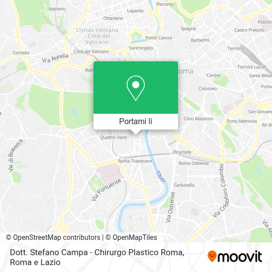 Mappa Dott. Stefano Campa - Chirurgo Plastico Roma